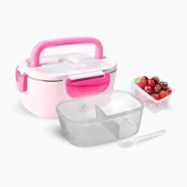 Imagem de Marmita Elétrica Portátil Bivolt - Rosa