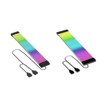 Imagem de Fita De Luz RGB Para PC ATX, Cabos De Placa De Vídeo GPU 24PIN, 6Pin, 