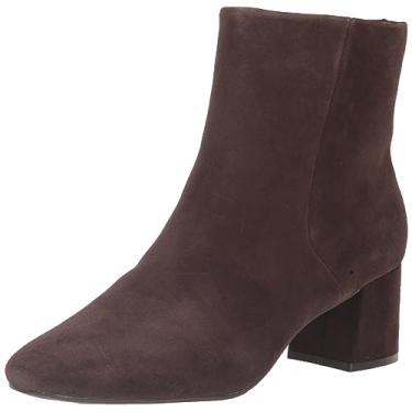 Imagem de Blondo Bota feminina Alida impermeável no tornozelo, Camurça marrom, 39