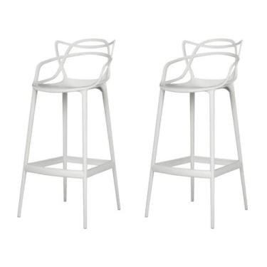 Imagem de Kit 2 Banquetas Aviv Allegra Solna Fratini 109 cm (altura) Polipropile