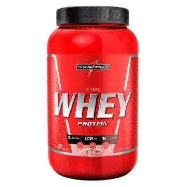 Imagem de Nutri Whey Protein Sabor Morango IntegralMédica 907G - Integralmedica