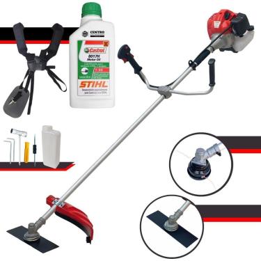 Imagem de Roçadeira Aparador De Grama CG520P TB Anmax + Óleo Stihl 2T