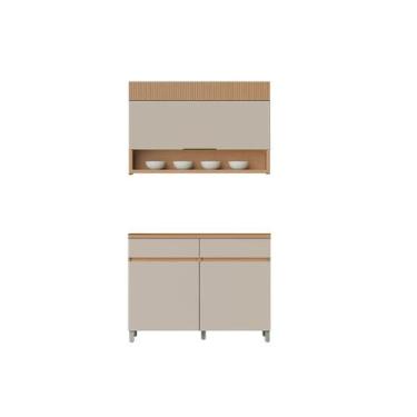 Imagem de Kit Modulado Nesher Realeza 2 Peças CZ108 Carvalho/Greice