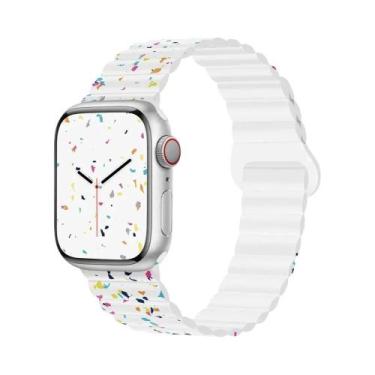 Imagem de Pulseira Magnética De Silicone Para Apple Watch Series 1 2 3 4 5 6 7 8
