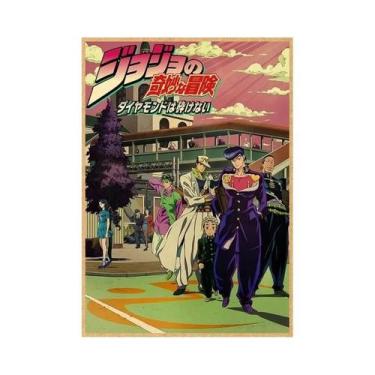 Imagem de Pôsteres Vintage JoJo 2025 Anime JoJo's Bizarre Adventure Arte De Pare