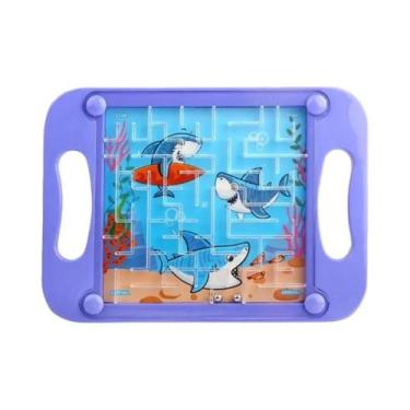 Imagem de Brinquedo Educacional Montessori De Labirinto 3D Para Crianças, Bola D