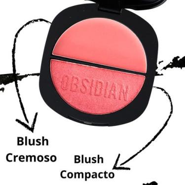 Imagem de Blush duo gemini obsidian blush cremoso 0g02 (hb 1000-2) - ruby rose