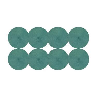 Imagem de Jogo Americano Verde 37cm Kit 8 Rafimex