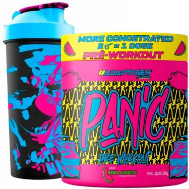 Imagem de Pré Treino Panic 300g Adaptogen Coqueteleira Panic Melancia-Unissex