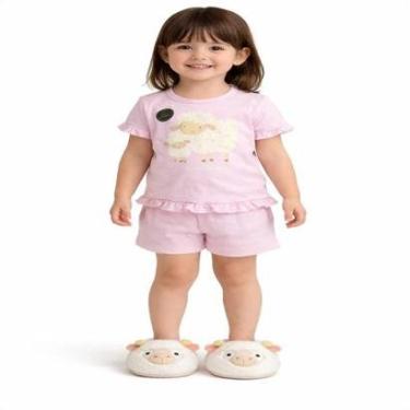 Imagem de Pijama Infantil E Juvenil Brilha Escuro Efeito Glitter-Feminino