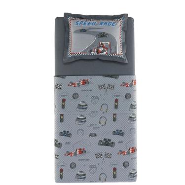 Imagem de Jogo Cama Infantil Solteirão 3Pcs 200 Fios Corrida Karsten