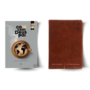 Imagem de Kit: CAFÉ COM DEUS PAI 2026 + BÍBLIA SAGRADA SLIM NVI, LUXO, CAPA MARR