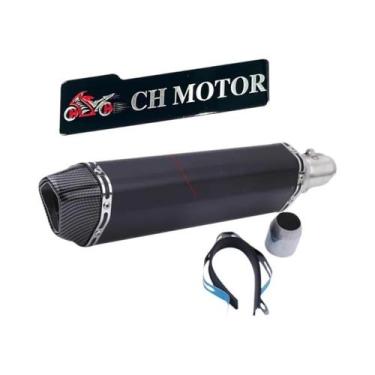Imagem de Escapamento Universal De 38-51mm Para Motocicletas, ATV E Motos De Rua
