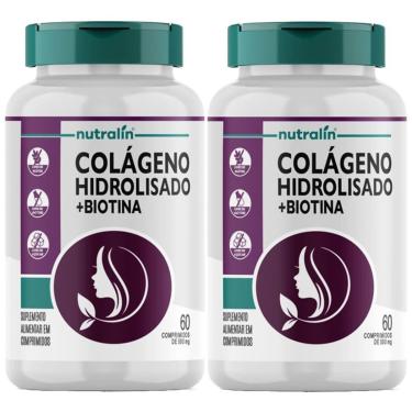 Imagem de Kit 2X Colágeno Hidrolisado + Biotina - 60 Comprimidos - Nutralin-Masculino