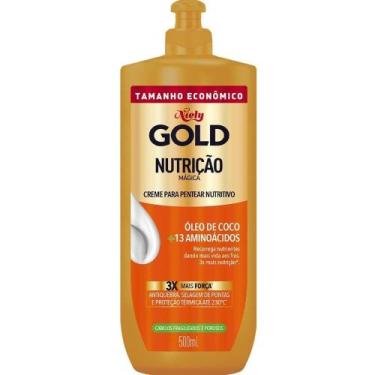 Imagem de Creme para Pentear Niely Gold Nutrição Mágica 500g