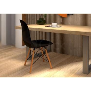 Imagem de Kit 4 Cadeiras Eames com Base Reforçada  Resistência, Estabilidade e S