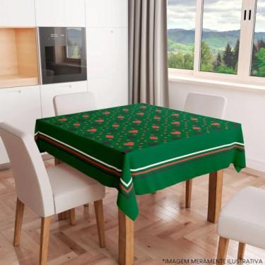 Imagem de Toalha de Mesa para Jogos – Quadrada 135×135 cm | Tema Baralho e Pôquer | Poliéster Resistente | Ideal para Lazer e Entretenimento (Naipes Verde, Quadrada)