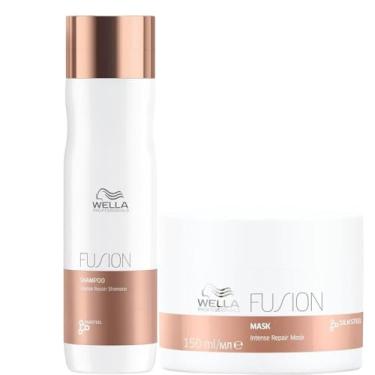 Imagem de Kit Wella Fusion Intense Shampoo 250Ml + Máscara 150Ml