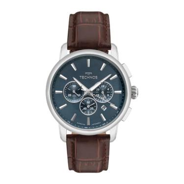 Imagem de Relógio Technos Masculino Ref: Js15enz/0a Cronógrafo Prateado