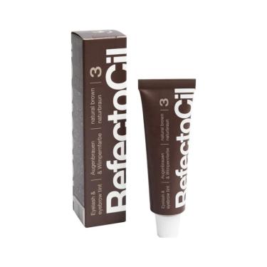 Imagem de Kit Tintura Profissional Sobrancelha e Cílios 3 Cores Refectocil