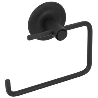 Imagem de Porta Papel Simples Preto 7003 - 774185 - Stoc - Stoc Metais