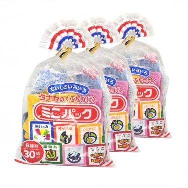 Imagem de Tempero Furikake Mini Pack Sabores Sortidos 30un (Kit com 3) - Tanaka