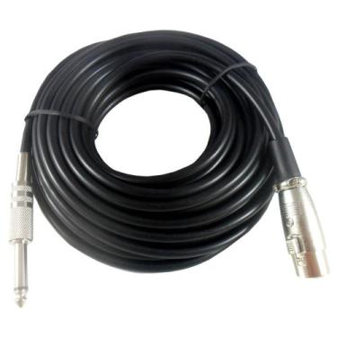 Imagem de Cabo de microfone p10 mono x cannon 10 metros - NWT