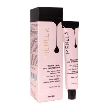 Imagem de Tintura Para Sobrancelha Preto Menela 20ml