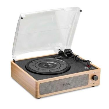 Imagem de Vitrola Toca disco Pulse Morrison Retro com Bluetooth/RCA Marrom - Biv