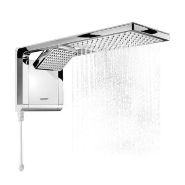 Imagem de Chuveiro Lorenzetti Acqua Duo Ultra Eletrônico Branco/Cromado, 220v, 2