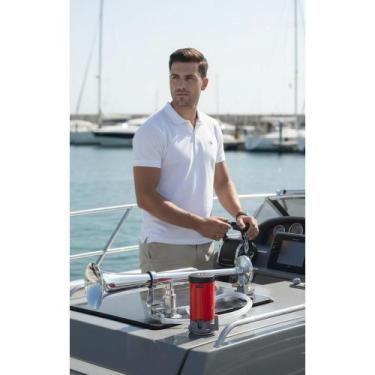 Imagem de Buzina Nautica Ar 12v Barco Lancha Metal Cromada Alta Potênc - Congrat