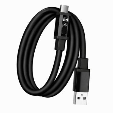 Imagem de Cabo USB Para Tipo C 66W Carregamento Rápido Transmissão Dados Alta Ve