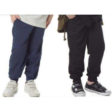 Imagem de Calça Moletom CDKA Juvenil Com 2 Bolsos Infantil Menino Cores Sortidas