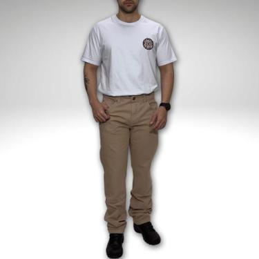 Imagem de Calça Jeans Lee Chicago Tradicional Original 100% Algodão Bege, Bege, 