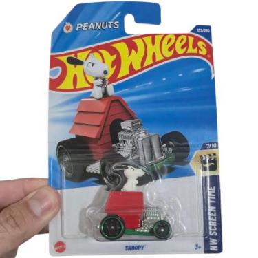 Imagem de Snoopy Hw Screen Time 7/10 Peanuts Hot Wheels 2025 HYW62
