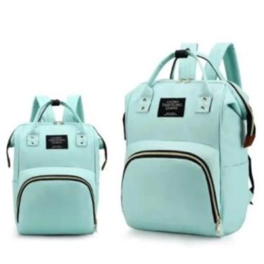 Imagem de Mochila Maternidade Bolsa Mamãe Bebê Multifunção cores:verde - oem