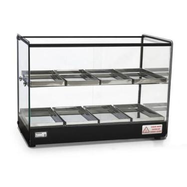 Imagem de Estufa Para Salgados 8 Bandejas Titã Evr-08bd Vidro Reto 500w  220v