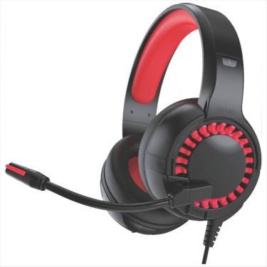 Imagem de Headset Gamer Brazil PC BPC-K2 - Iluminação LED - Conector P3 e USB + Adaptador - com Microfone