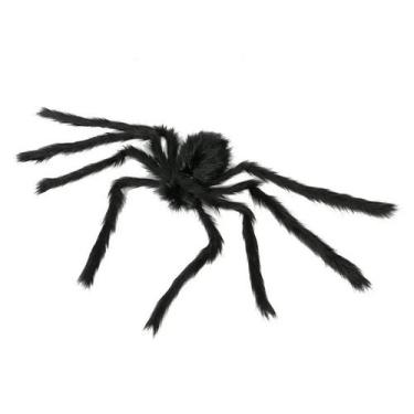 Imagem de Aranha de Pelúcia para Halloween  Decoração de Jardim e Festa - A1