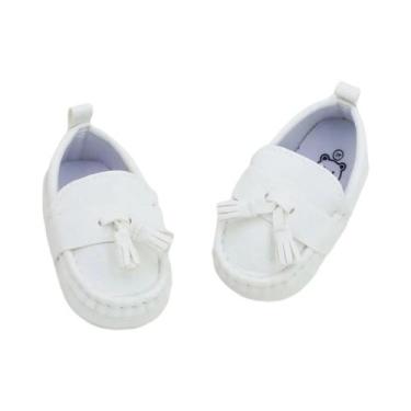 Imagem de Sapatos De Bebê Retro De Couro Para Primavera E Outono, 0-1,5 Anos, So