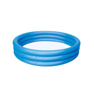 Imagem de Piscina Inflável Infantil Play 101 litros com 3 Anéis Bestway, Azul