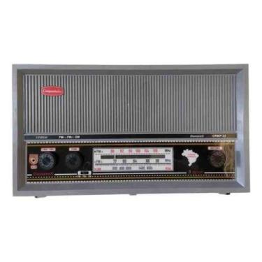 Imagem de Rádio Mesa Itamarati 3 Faixas Cinza Poneradio