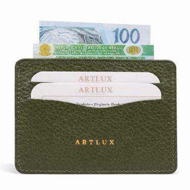 Imagem de Porta Cartão e CNH em Couro Artlux 3062 -, Oliva