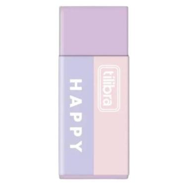 Imagem de Borracha Happy (cor pastel) - Tilibra, Lavanda