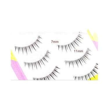 Imagem de Cílios Postiços Naturais Soft Dream Deer 0.14mm Com Base Transparente 