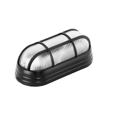 Imagem de Arandela Tartaruga Marina com Grade de Proteção Preto Termoplástico Dital Iluminação 12CM