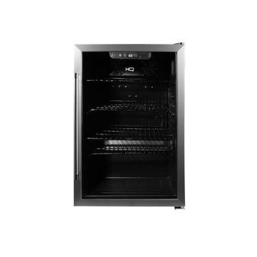 Imagem de Cervejeira Expositor Vertical HQ Vidro Duplo 125 Litros Preta e Inox HQ-125CEVPV