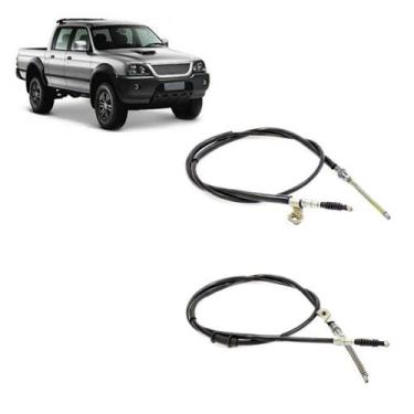 Imagem de Kit Cabo Freio De Mão L200 Sport 2003 Em Diante 2 Pçs - MITSUBISHI