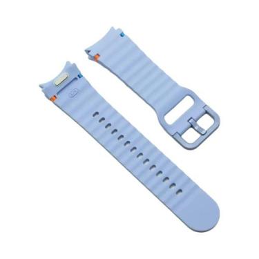 Imagem de Pulseira De Silicone Para Samsung Galaxy Watch 7 6 5 4 Classic 47mm 43