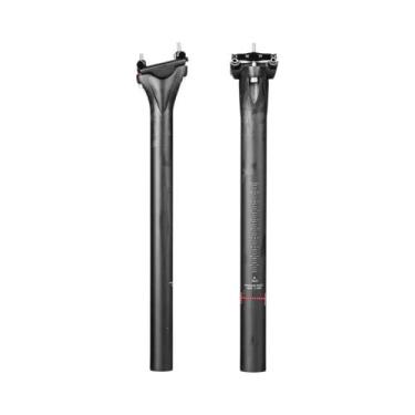 Imagem de Poste De Selim Em Carbono Preto Fosco 27.2 31.6mm 400mm Leve Para Bici